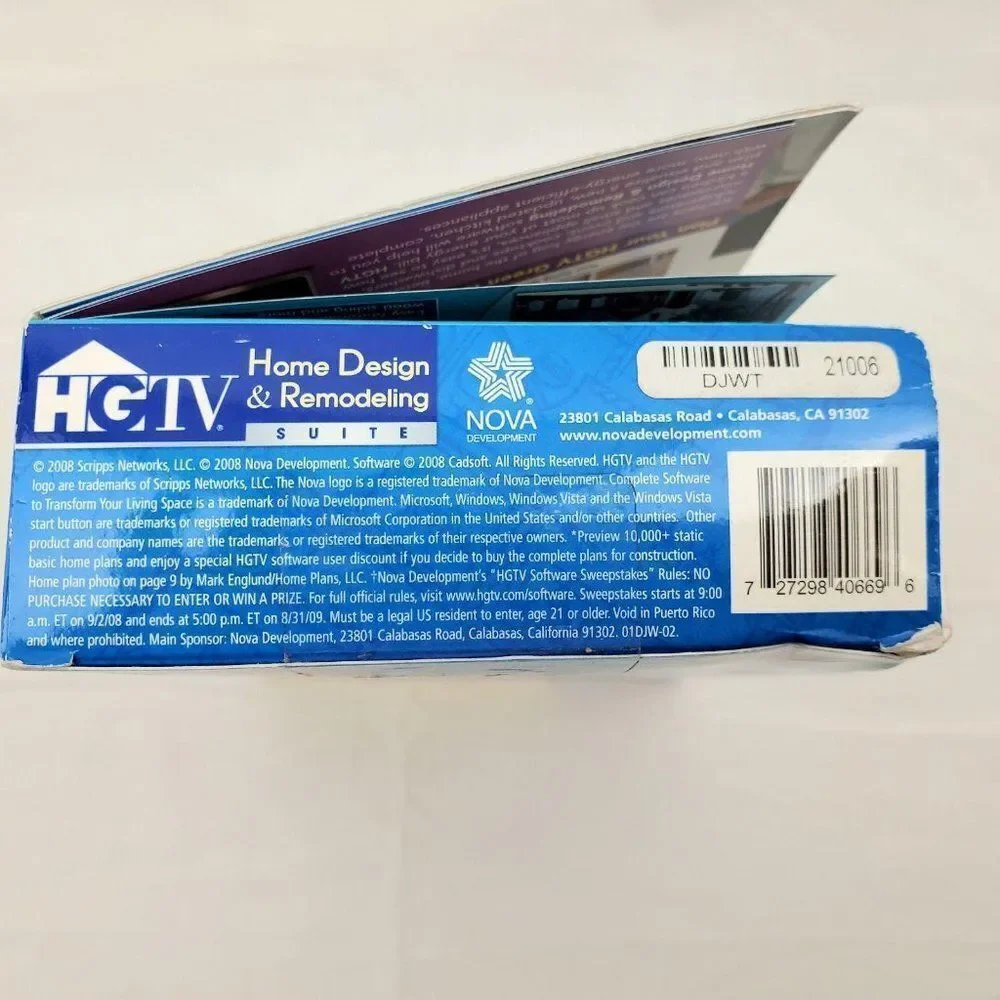 HGTV Home and Remodeling Suite CD-ROM PC